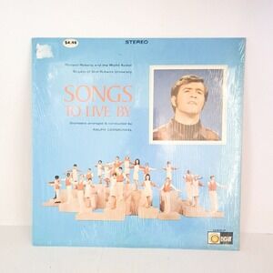 Richard Roberts Songs To Live By Vinyl LP Record Gospel‎ Choir Light Records VTG